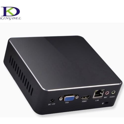 Kingdel DDR4 7th Gen Palm PC Intel Core i7 7500U i5 7200U Mini PC Kaby Lake Mini Computer HDMI VGA Mute Fan HTPC Windows 10 Wifi