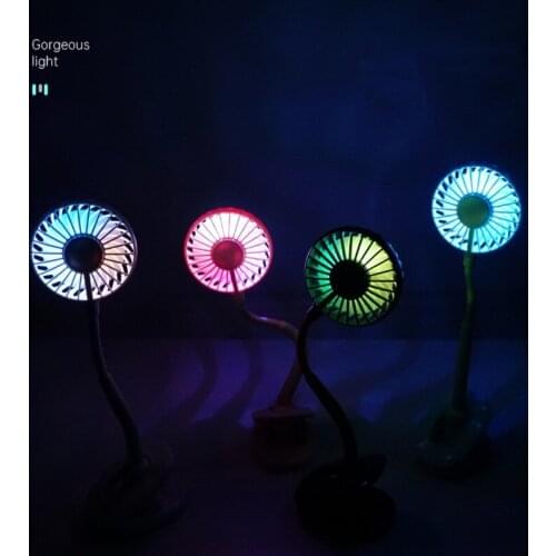 Mini Aromatherapy Clip Fan USB Rechargeable Portable Electric Small Fan Summer Outdoor Travel Hanging Bendable Cooling Fans