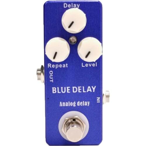 MOSKY Mini Deep Blue Delay Electric Guitar Effect Pedal True Bypass Guitar Parts & Accessories