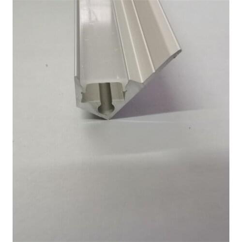 YANGMIN Free Shipping 5--25M/LOT Led Aluminium Profile For Bar Light, 45 Degree Corner Aluminum Channel, 8mm Strip Housing Light