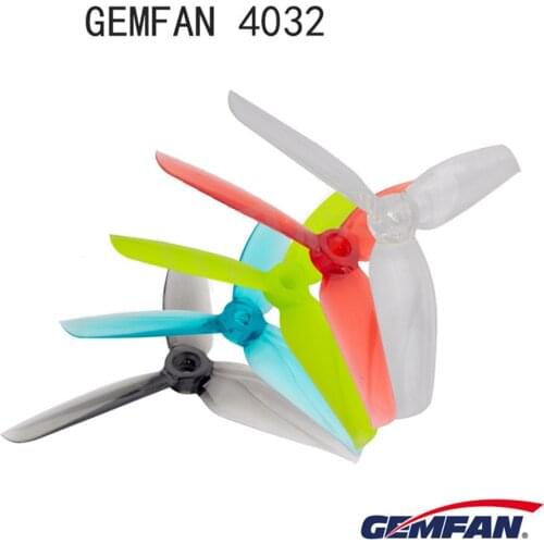 Gemfan WinDancer 4032 4032-3 3-blade 4Inch Propeller CW CCW Support 1406 1806 2205 Brushless Motor FPV Racing Drone Spare Parts