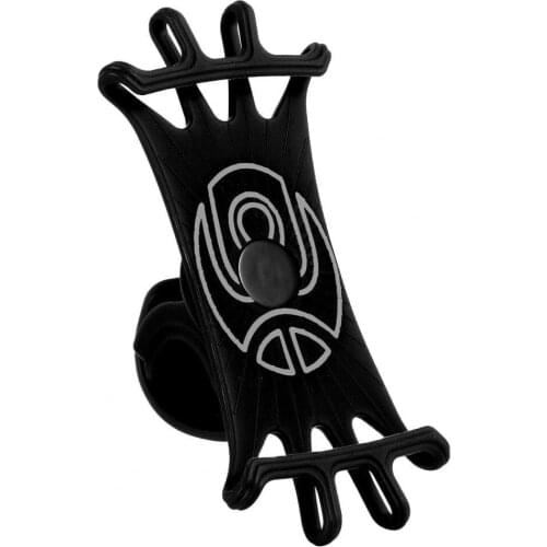 Silicone Fixed Frame Bike Handlebar Bracket Universal Multifunction Silicone Stable Bicycle Mobile Phone Holder For Navigation