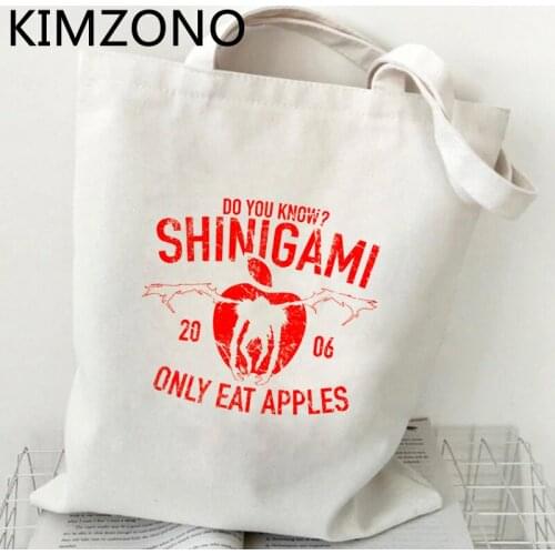 Death Note shopping bag handbag shopping eco shopper shopper tote bag cloth ecobag sac tissu