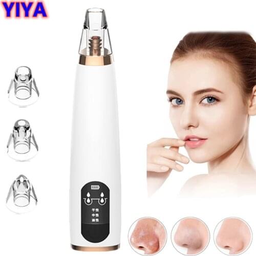 Blackhead Remover Skin Care Facial Pore Cleaner Vacuum Suction Tool Acne Pimple Removal Cleaner Machine Beauty Tool Pore Vacuum