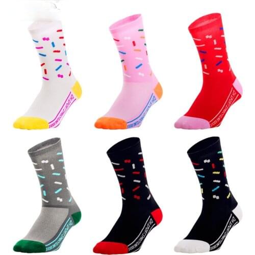 1 pcs Bicycle sports socks, outdoor running, skateboarding, mountaineering, breathable and wear-resistant tube socks