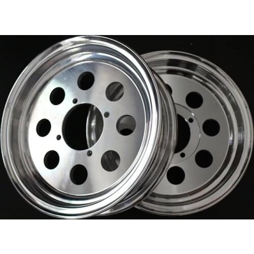 Circular rear wheel auxiliary electric aluminum alloy pneumatic tire hub 3.50-10 for scooter tricycle