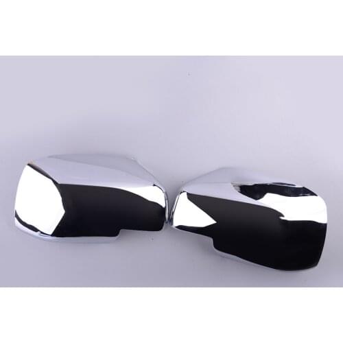 1 Pair Side Mirror Cover Cap Chrome Style ABS Fit For Land Rover Discovery Freelander 2 Range Rover Sport 2006 2007 2008