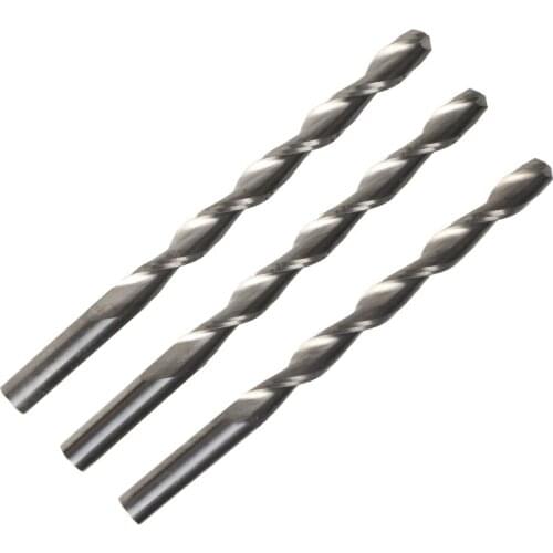 3pcs Shank 6mm x52mm Two Flutes CNC Router Carbide Endmill, Double Flute Spiral CNC Router Bits