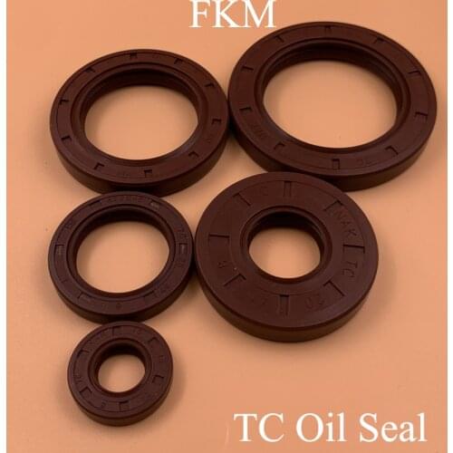 52*85*10 52x85x10 55*65*10 55x65x10 55*68*8 55x68x8 Fluoro FKM Fluorine Rubber Spring TC Gasket Radial Shaft Skeleton Oil Seal