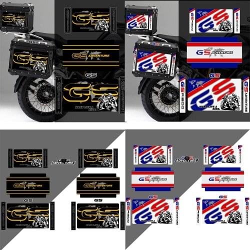 For BMW R1200GS R 1200 R1200 GS ADV GSA Trunk Panniers Luggage Aluminium Tail Top Side Cases Stickers Adventure 2015 2016 2017