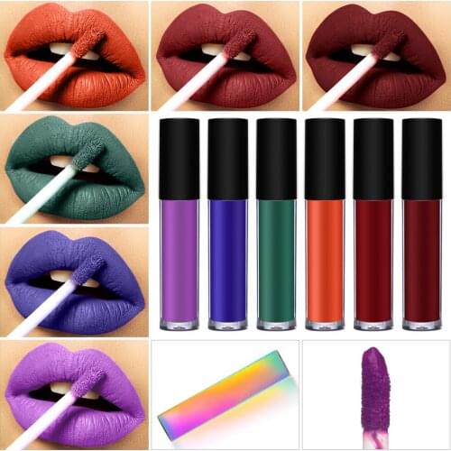 Lipgloss No Logo Matte Liquid Lipstick Waterproof Long Lasting Custom Lip Gloss