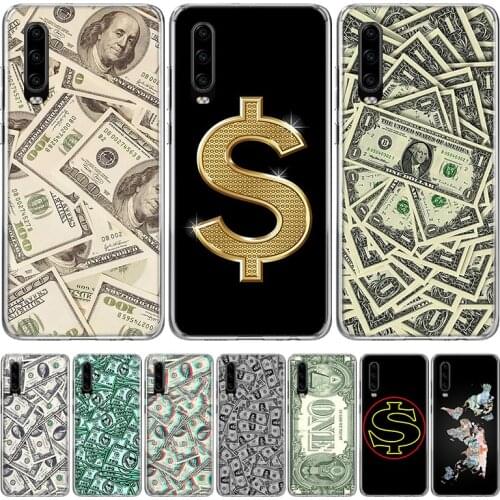 Dollar GBP euros Phone Case for Huawei P30 P40 P20 P10 Mate 20 10 30 Lite Pro P Smart Z Plus + Art Luxury Cover Coque