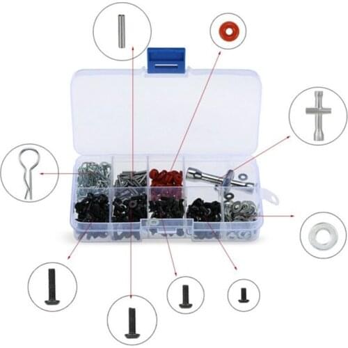 270PCS Repair Tool Hexagon Wrench Screws Box Set for 1/10 HSP RC Car
