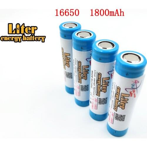 Liter energy battery Free shipping !!!2PCS/LOT original Keeppower 3.7V 16650 1800mAh Rechargeable Li-ion battery