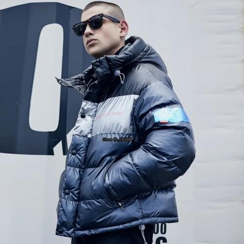 -20 Degree Winter Jacket Men Parkas Coat Male Waterproof Thick Warm Jacket Mens Snow Parka Hombre Print Hooded Abrigo hombre