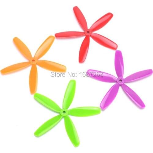 8 Pairs 5045 Prop 5 blades Propellers 5 inch CW CCW Propellers For QAV250 QAV-R 220mm Multicopter Quadcopter