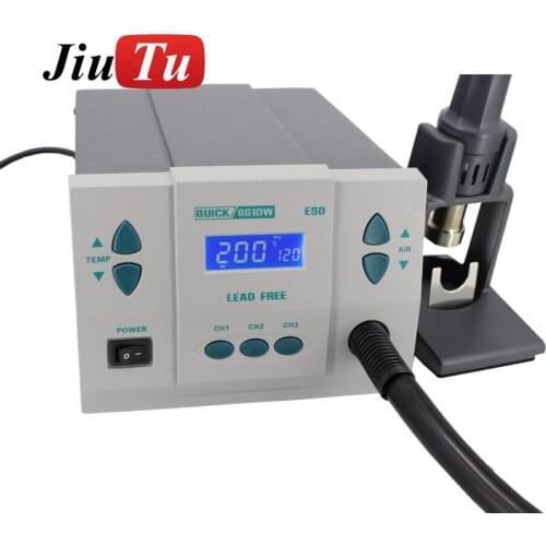 Quick 861DW Lead-Free Hot Air Gun Soldering Station Intelligent Digital Display 1000W Rework Station For PCB Chip Repair