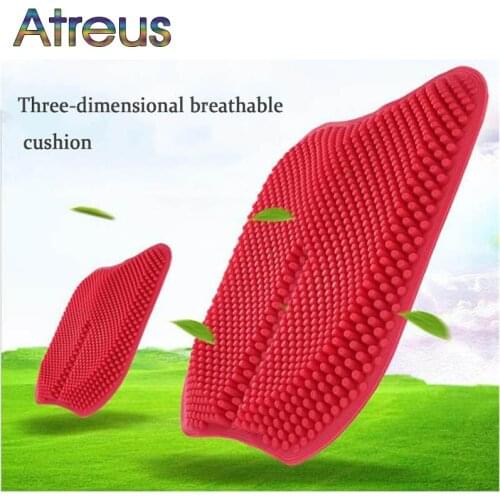 Atreus Silicone massage cushion Car Seat Cover For Citroen C4 C5 C3 xsara picasso berlingo Nissan Qashqai J11 Juke X-trail T32