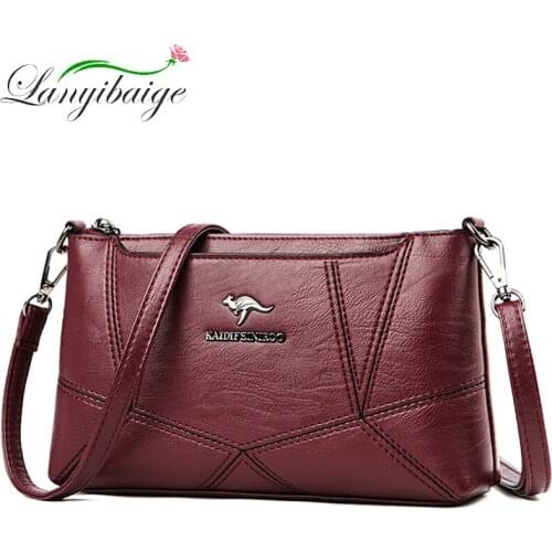 2021 Spring New Product Fashion Lady Bags Leather Large Capacity girl Simple Small Square Pack Lady Casual Fashion Messenger Bag