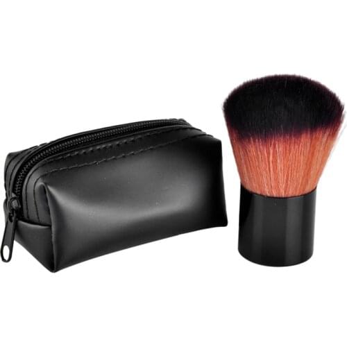 Super-soft Powder Brush High Quality Women Kabuki Brush Makeup Brushes with bag Maquiagem Retail PU Bag Cosmetic Tool