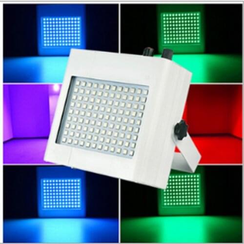 High Brightness 108 LED Strobe Light Auto Voice Control Mode Adjustable Flash Speed Control RGB 108pcs SMD5050 DJ stroboscope