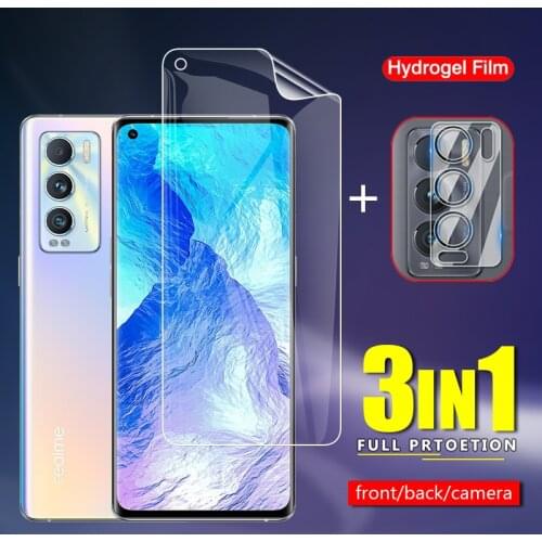 Slim Front / Back Soft TPU Protective Hydrogel Film For Realme GT Master Explorer Edition Camera Lens Screen Protector Glass