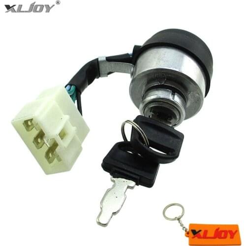 XLJOY 6 Wire On Off Start Ignition Key Switch For Chinese Portable Gasoline Generator