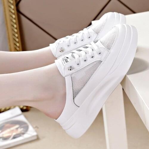 Tenis Feminino Tennis Shoes for Woman Breathable Zapatos Mujer Comfort Height Increasing Soft Female Outdoor Walking Gym Fitness