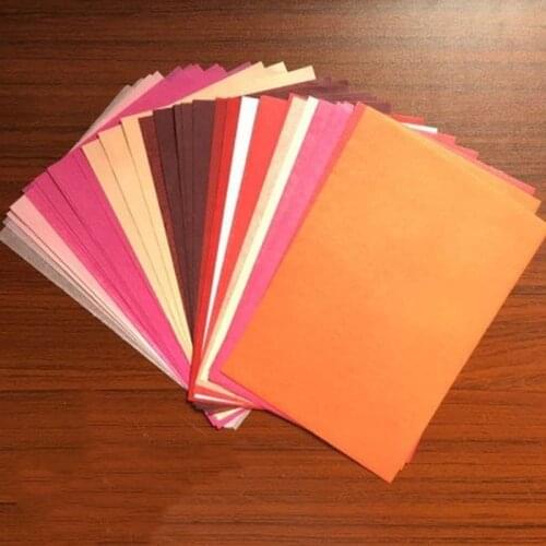 100 Sheet/bag Multicolor A5 Wrapping Papers DIY Vintage Crafts Scrapbooking Paper Bookmark For Floral Gift Packaging Material