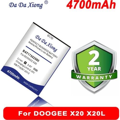 2019 Da Da Xiong 4200mAh New Original BAT17582580 Battery 5.0inch for Doogee X20 X20L Mobile Phone Battery