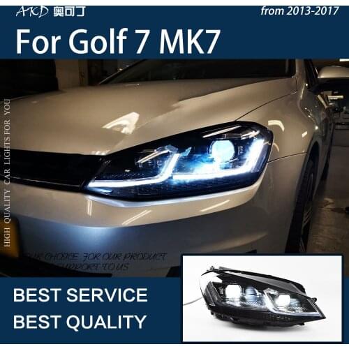 AKD Head Lamp for VW Golf 7 LED Headlight 2013-2019 Golf7 Golf 7.5 Headlights DRL Head Lamp Dynamic Signal Auto Accessories