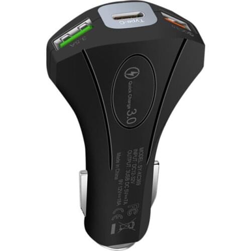 Dual USB Charger LED Voltmetr Charger Plug Adapter 5V 3.1A 12V 24V CarPower Socket Splitter QC3.0 For All Phone PC Ipad Charge