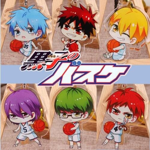 Animation acrylic double-sided key chain Kuroko No Basket YURI ON ICE ATTACK ON TIAN bag charm llaveros para mujer