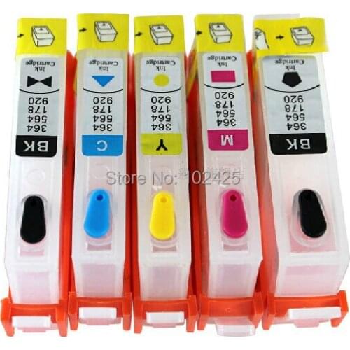 Einkshop For HP564 564xl Empty Refill Cartridges for HP 3070A 6510 B109a B109n B110a B209a B210a 3520 4620 5520 5514 5510printer