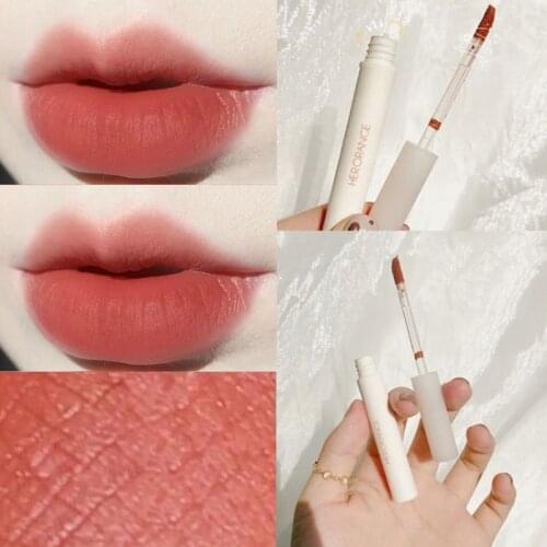 Colorful Milk Tube Lip Glaze Waterproof Lasting Non-stick Cup For Sexy Red Lip Makeup Velvet Matte Liquid Lipstick Makeup TSLM2