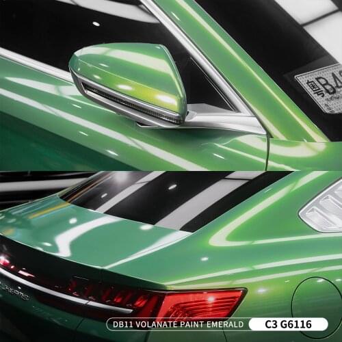 Latest New Style Self Adhesive Car Wrapping Vinyl Stickers 1.52*18m PET Green Vynil Wrap Car Film