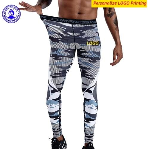 NEW Quick Dry Mens Running Pants Compression Sportswear Tights Gym Fitness Training Sports Leggings Workout Bottoms Personalize