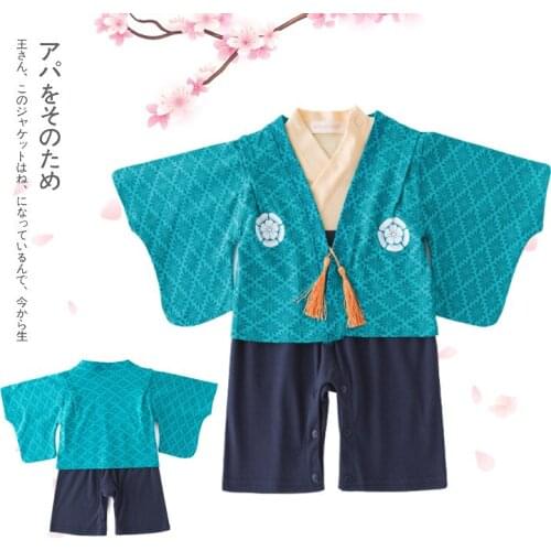 New Fashion Beach Style Summer Baby Boys Romper Short Sleeve Gentleman Infant Jumpsuit Newborn Boy Formal Clothes