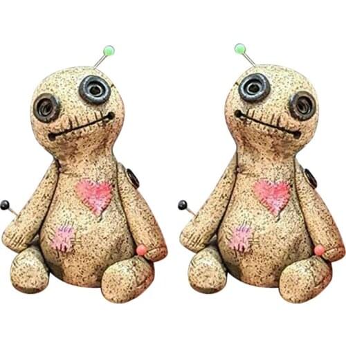 Incense Holder Voodoo Doll Cone Burner Incense Burner Desktop Resin Ornament Handmade Carft, Home Office Decor Y5JC