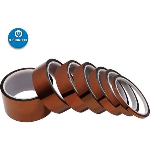 33.0m Polyimide Heat Resistant Adhesive Tape For Phone BGA Soldering Sticker High Temperature Thermal Protection Insulation Film