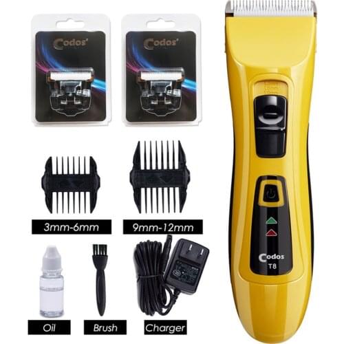 Codos Professional Electric Hair Clipper Titanium Blade Beard Trimmer for Men Salon Barber Hairdressing Tools Haircut Machine