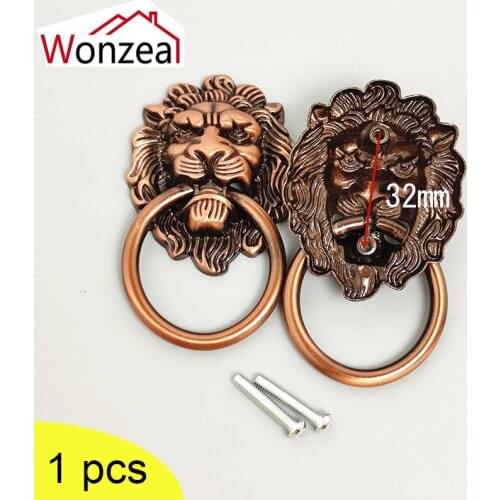 Lion Head Handle Antique Furniture Dresser Handle And Gold And Silver Hardware Furniture Drawer Handle Kitchen Cabinet Handle
