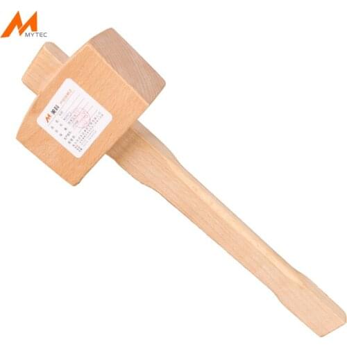 130mm Solid Beech Hammer Carpenter Wood Carving Mallet Smooth Surface Woodworking