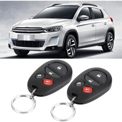 Black Universal Car Anti-Theft System 4 Buttons Keyless Entry System Central Locking Kit oto aksesuar car accessories