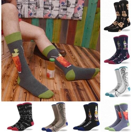 Harajuku Funny Socks Animal Orangutan / Frog / Elephant Cute Sock Female Divertidos Bicycle Creative Life Poker Chaussette Femme