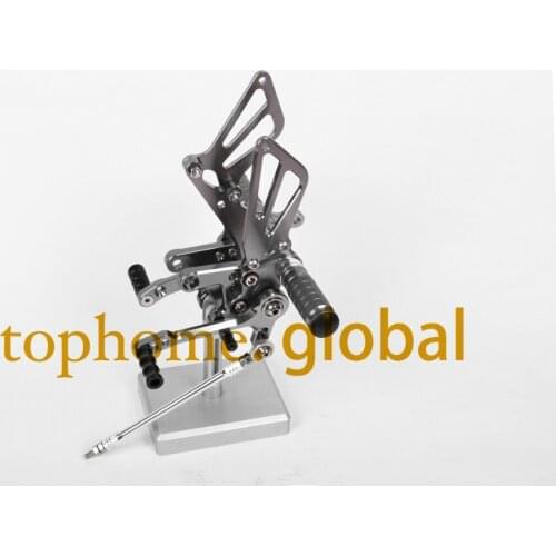 For Suzuki SV650 SV650S 1999 - 2009 Motorcycle Dark Grey CNC Rearsets Foot Pegs Rear Set footpeg