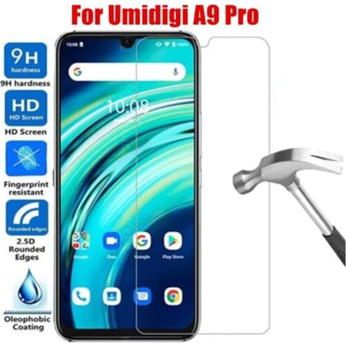 Tempered Glass Cover For UMI BISON A7 S5 A9 Pro Z2 One A9 S3 A5 F1 Play Screen Protect UMIDIGI X One Max Power 3 Film