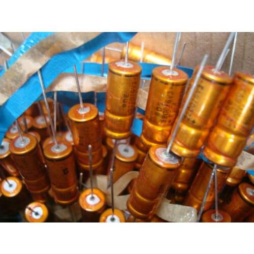 Original box German axial gold ROE 6.3V 2200UF EBM tube amplifier copper foot filter electrolytic capacitor