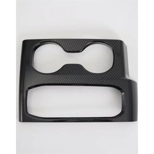 For Hyundai Santa Fe Santafe IX45 2019 2020 Gear Storage Box Cover Trim Chrome Cover Car Styling Accessories Auto Paerts 1pc