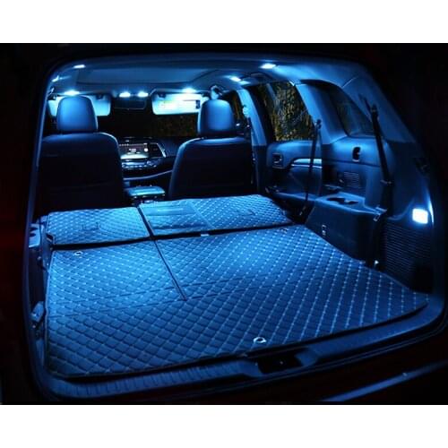 4pcs White 12V LED Bulbs Error Free Car interior lights Kit For Toyota Highlander 2012 2013 2014 led Dome Reading Lights